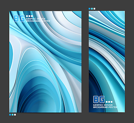 편집이미지 배너 포스터 하늘색 백그라운드 곡선 추상 사람없음 파란색 세트 그라데이션 이미지편집 AI파일 선 컬러 무늬 파일형식 벡터