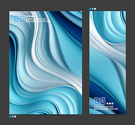 편집이미지 배너 포스터 하늘색 백그라운드 곡선 추상 사람없음 파란색 세트 그라데이션 이미지편집 AI파일 선 컬러 무늬 파일형식 벡터
