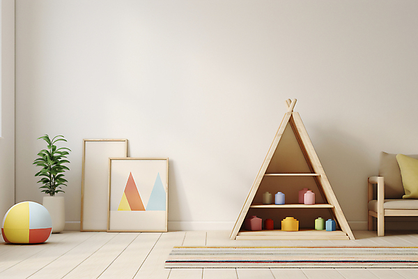 JPG 편집이미지 화분 액자 쿠션 공 책장 실내 사람없음 인테리어 소파 카펫 놀이방 공간 디지털합성 편집실사 AI포토 AI콘텐츠 디자인 가구 의자 내부 CG 파일형식