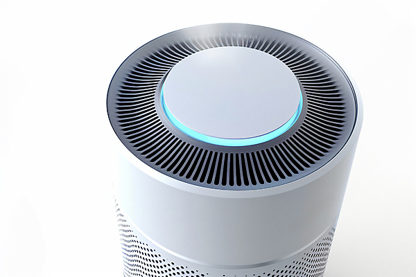 JPG 편집이미지 거실 사람없음 전자제품 가전제품 스마트 공기청정기 스마트홈 편집실사 AI포토 AI콘텐츠 컨셉 CG 파일형식 AI_인공지능