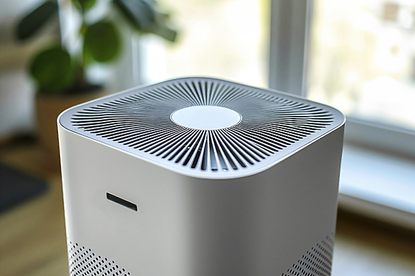 JPG 편집이미지 화분 화초 거실 창문 사람없음 전자제품 가전제품 스마트 공기청정기 스마트홈 편집실사 AI포토 AI콘텐츠 식물 컨셉 CG 파일형식 AI_인공지능