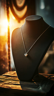 JPG 편집이미지 목걸이 선물 사람없음 햇빛 우아함 마네킹 보석 편집실사 AI포토 AI콘텐츠 컨셉 장신구 태양 광석 CG 파일형식