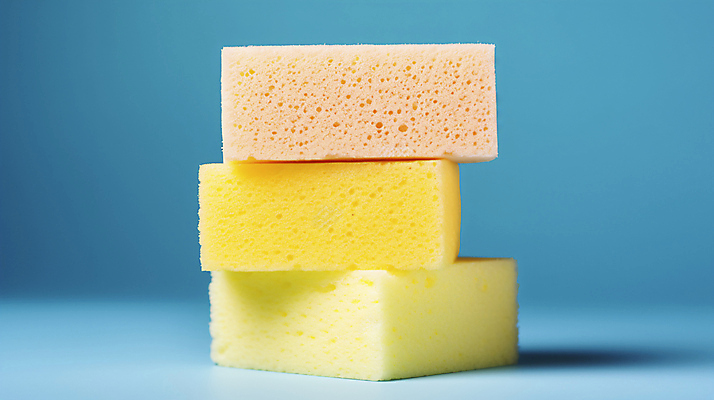 JPG 편집이미지 가사 사람없음 쌓기 깨끗함 청결 설거지 스펀지 편집실사 AI포토 AI콘텐츠 컨셉 모션 위생 CG 파일형식