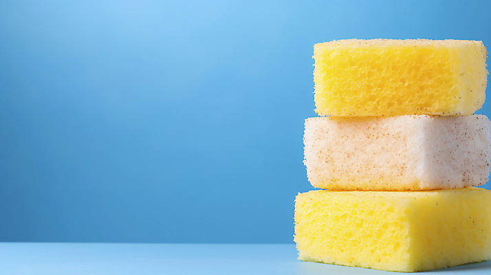 JPG 편집이미지 가사 사람없음 쌓기 깨끗함 청결 설거지 스펀지 편집실사 AI포토 AI콘텐츠 컨셉 모션 위생 CG 파일형식