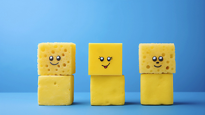 JPG 편집이미지 스티커 가사 표정 사람없음 쌓기 깨끗함 청결 설거지 스펀지 편집실사 AI포토 AI콘텐츠 컨셉 모션 위생 CG 파일형식