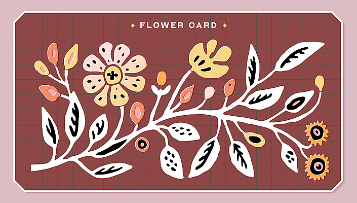 꽃 잎 꽃무늬 일러스트 나뭇잎 프레임 사람없음 갈색 빈티지 풀 오브젝트 엽서 판화 국내일러스트 AI파일 카드프레임 식물 컬러 컨셉 무늬 미술 편지 파일형식 벡터