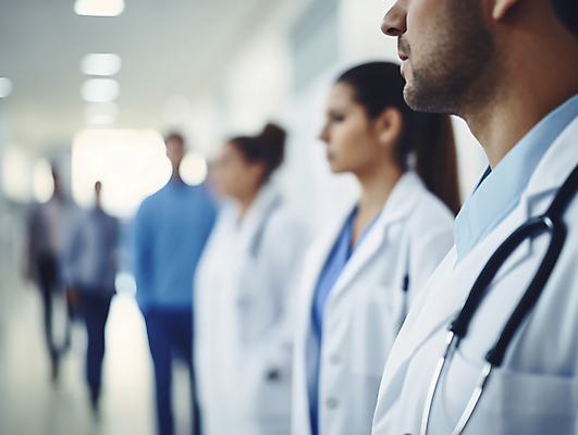 JPG 편집이미지 여자 남자 병원 여러명 상반신 성인 치료 간호사 의료진 의사 복도 수술 디지털합성 수술복 의료성형뷰티 성인만 편집실사 IC큐레이션 AI인물포토 AI콘텐츠 직업 다수 의학 사람 가운 CG 파일형식 AI포토