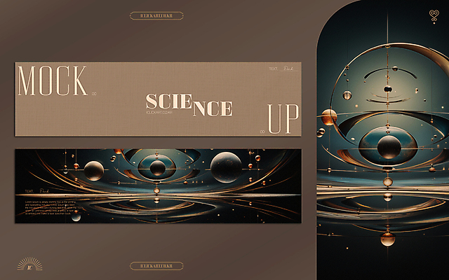 템플릿 편집 디자인 과학 추상 사람없음 가로 빛 반사 갈색 우주 어둠 신비 디지털합성 SF 이미지템플릿 AI파일 컬러 컨셉 무늬 파일형식 벡터