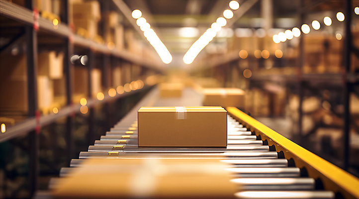 JPG 편집이미지 이동 공장 사람없음 창고 택배 택배상자 물류창고 자동화 컨베어밸트 물류센터 편집실사 AI포토 AI콘텐츠 컨셉 공업 상자 기계 운송업 CG 파일형식