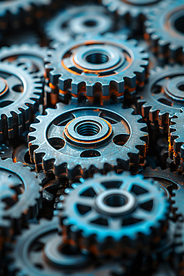 JPG 편집이미지 산업 백그라운드 사람없음 기계 부속품 철 톱니바퀴 기어 편집실사 AI포토 AI콘텐츠 CG 오브젝트 파일형식