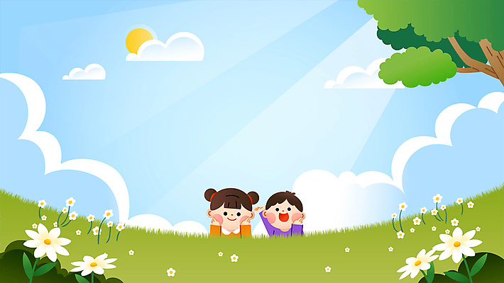 나무 구름 공원 여자 남자 꽃 어린이 엎드리기 소녀 소년 잔디 초원 상반신 두명 태양 손들기 턱괴기 화목 어린이만 모션그래픽 MP4 MOV 자연요소 식물 공공시설 컨셉 모션 사람 동영상 파일형식