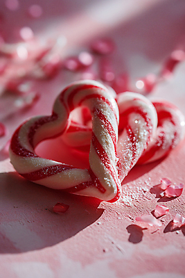 JPG 편집이미지 분홍색 화이트데이 발렌타인데이 막대사탕 사탕 선물 사랑 사람없음 하트 달콤 디지털합성 부스러기 편집소스 편집실사 AI포토 AI콘텐츠 모양 감정 컬러 데이이벤트 디저트 맛 CG 파일형식