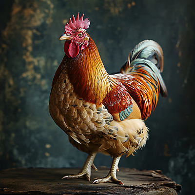 JPG 동물 편집이미지 한마리 백그라운드 사람없음 가축 닭 디지털합성 부리 수탉 편집소스 편집실사 AI포토 AI콘텐츠 1 조류 CG 수컷 파일형식