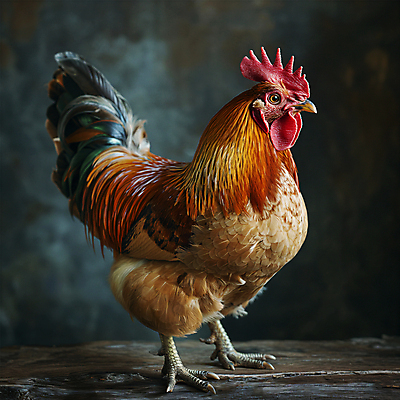 JPG 동물 편집이미지 한마리 백그라운드 사람없음 가축 닭 디지털합성 부리 수탉 편집소스 편집실사 AI포토 AI콘텐츠 1 조류 CG 수컷 파일형식