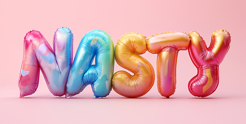 JPG 편집이미지 문자 영어 타이포그라피 사람없음 컬러풀 파티 디지털합성 풍선 입체문자 편집소스 편집실사 AI포토 AI콘텐츠 컬러 이벤트 CG 파일형식