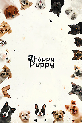 PSD 동물 반려견 백그라운드 여러마리 일러스트 프레임 사람없음 귀여움 흰색 강아지 디지털합성 편집소스 국내일러스트 컬러 다수 컨셉 반려동물 개 파일형식