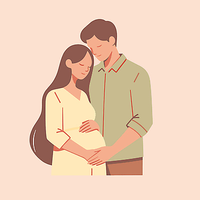 부부 여자 남자 일러스트 안기 사랑 상반신 성인 두명 화목 다정 임산부 디지털합성 성인만 쓰다듬기 편집소스 국내일러스트 AI파일 커플 감정 컨셉 모션 사람 임신 파일형식 벡터