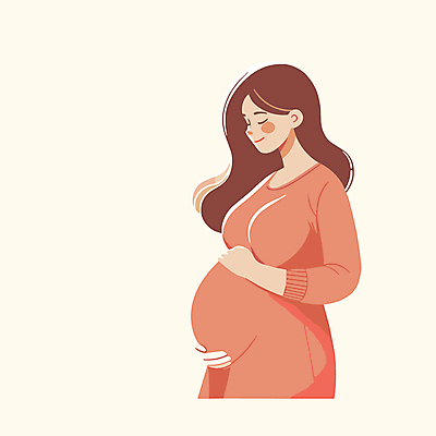 여자 분홍색 일러스트 엄마 한명 상반신 성인 눈감음 임산부 디지털합성 성인여자한명만 쓰다듬기 편집소스 국내일러스트 AI파일 1 컬러 가족 모션 사람 임신 여자한명만 성인여자만 파일형식 벡터