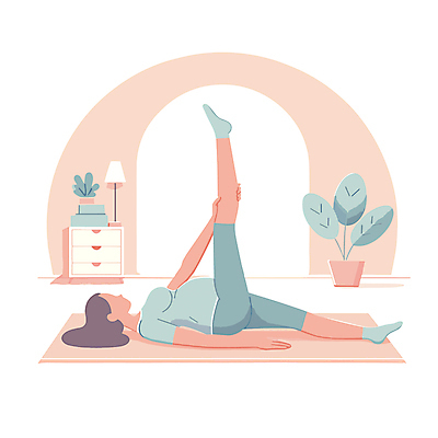 전신 여자 화분 분홍색 일러스트 건강 한명 성인 스트레칭 임산부 임신 요가자세 매트 잡기 디지털합성 임산부요가 성인여자한명만 편집소스 국내일러스트 AI파일 1 컬러 포즈 요가 모션 사람 운동 여자한명만 성인여자만 파일형식 벡터