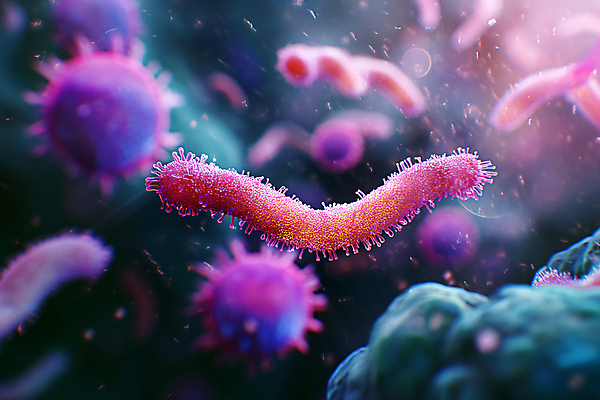 JPG 편집이미지 백그라운드 세포 사람없음 3D 보라색 바이러스 디지털합성 생물학 미생물 박테리아 편집소스 이미지편집 편집3D AI컴퓨터그래픽 AI콘텐츠 교육 컬러 의학 생물 파일형식