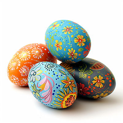 JPG 편집이미지 전통 기념일 꽃무늬 사람없음 장식 디지털합성 부활절계란 편집소스 편집실사 AI포토 AI콘텐츠 꽃 무늬 부활절 이벤트 계란 CG 파일형식