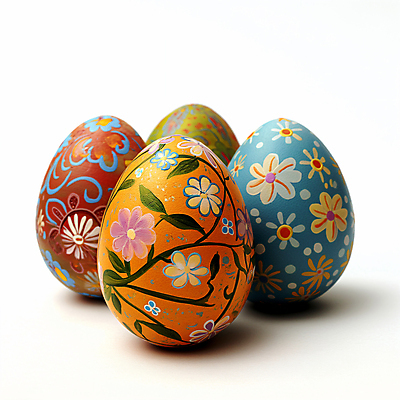 JPG 편집이미지 전통 기념일 꽃무늬 사람없음 장식 디지털합성 부활절계란 편집소스 편집실사 AI포토 AI콘텐츠 꽃 무늬 부활절 이벤트 계란 CG 파일형식