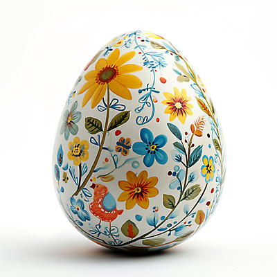 JPG 편집이미지 전통 기념일 꽃무늬 사람없음 장식 디지털합성 부활절계란 편집소스 편집실사 AI포토 AI콘텐츠 꽃 무늬 부활절 이벤트 계란 CG 파일형식