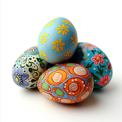 JPG 편집이미지 전통 기념일 꽃무늬 사람없음 장식 디지털합성 부활절계란 편집소스 편집실사 AI포토 AI콘텐츠 꽃 무늬 부활절 이벤트 계란 CG 파일형식