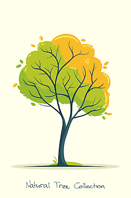 나무 낙엽 일러스트 자연 나뭇잎 한그루 잔디 타이포그라피 사람없음 초록색 분위기 국내일러스트 AI파일 식물 문자 1 컬러 컨셉 잎 생태계 파일형식 벡터