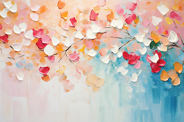 JPG 나무 백그라운드 일러스트 붓터치 사람없음 분위기 질감 유화 유화물감 국내일러스트 AI일러스트 AI콘텐츠 식물 컨셉 미술 물감 파일형식