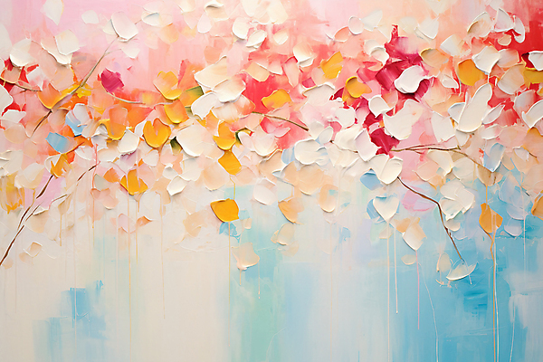 JPG 나무 백그라운드 일러스트 붓터치 사람없음 분위기 질감 유화 유화물감 국내일러스트 AI일러스트 AI콘텐츠 식물 컨셉 미술 물감 파일형식