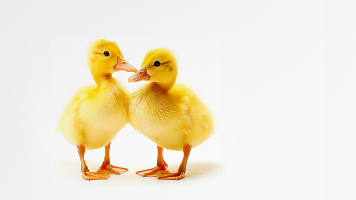 JPG 동물 편집이미지 새끼 두마리 오리 사람없음 편집실사 AI포토 AI콘텐츠 2 조류 CG 파일형식