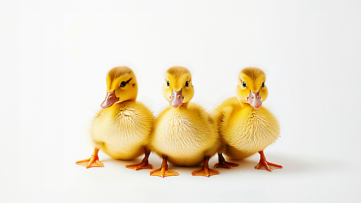 JPG 동물 편집이미지 새끼 오리 세마리 사람없음 편집실사 AI포토 AI콘텐츠 조류 3 CG 파일형식