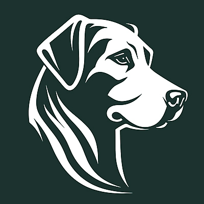 한마리 일러스트 사람없음 초록색 머리 개 강아지 심볼 라인아트 국내일러스트 AI파일 1 선 컬러 포유류 신체부위 반려동물 파일형식 벡터