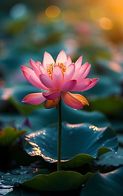 JPG 편집이미지 자연 연꽃 풍경 사람없음 물 연못 물가 우아함 연잎 편집실사 AI포토 AI콘텐츠 자연요소 꽃 컨셉 잎 CG 생태계 파일형식