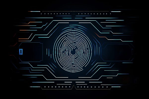 JPG 편집이미지 과학 기술 사람없음 디지털 정보 암호 디지털합성 신분 생체인식기술 지문 지문인식 이미지편집 편집실사 AI컴퓨터그래픽 AI콘텐츠 CG 파일형식