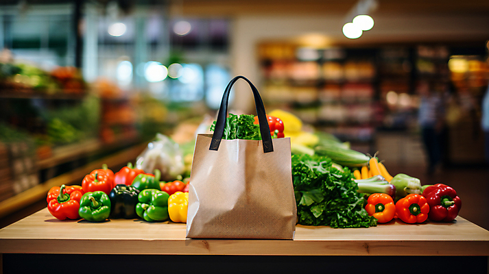 JPG 편집이미지 식재료 파프리카 사람없음 장보기 상점 시세 장바구니 디지털합성 마트 편집실사 AI포토 AI콘텐츠 채소 금융 쇼핑 바구니 CG 파일형식