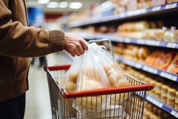 JPG 편집이미지 손 남자 식재료 한명 상반신 옆모습 장보기 상점 카트 시세 장바구니 디지털합성 담기 마트 빵봉지 남자한명만 편집실사 AI인물포토 AI콘텐츠 1 빵 뷰포인트 모션 봉투 사람 신체부위 금융 쇼핑 바구니 CG 남자만 파일형식 AI포토