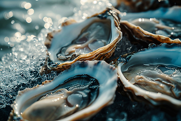 JPG 편집이미지 음식 식재료 사람없음 얼음 굴 신선 해산물 디지털합성 제철 산지직송 편집실사 AI포토 AI콘텐츠 자연요소 어패류 CG 파일형식 직송