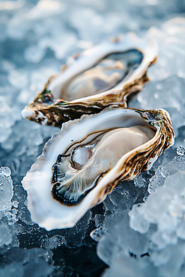 JPG 편집이미지 음식 식재료 사람없음 얼음 굴 신선 해산물 디지털합성 제철 산지직송 편집실사 AI포토 AI콘텐츠 자연요소 어패류 CG 파일형식 직송