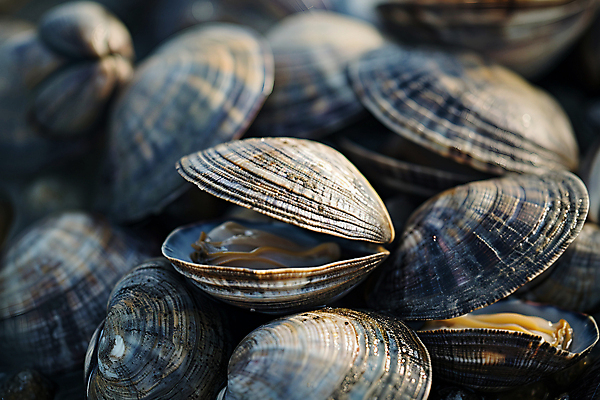 JPG 편집이미지 음식 식재료 조개 사람없음 껍질 신선 해산물 디지털합성 제철 산지직송 편집실사 AI포토 AI콘텐츠 어패류 CG 파일형식 직송