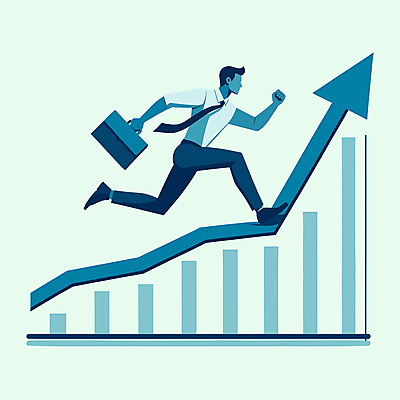 전신 남자 화살표 가방 일러스트 회사 그래프 한명 사람 성인 파란색 달리기 비즈니스맨 상승 성인남자한명만 국내일러스트 AI파일 1 잡화 컬러 컨셉 비즈니스 모션 직장인 남자한명만 성인남자만 파일형식 벡터