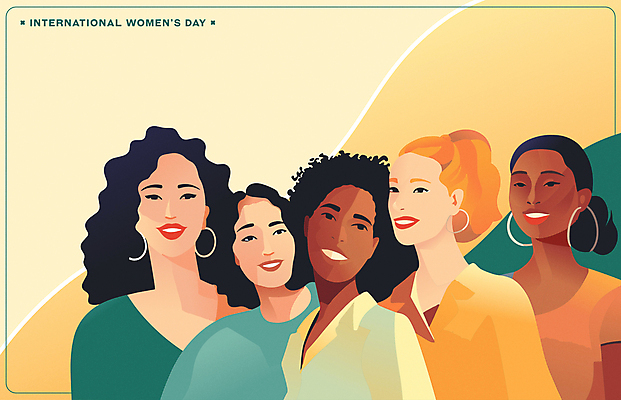 외국인 백인 모델 여자 행복 흑인 일러스트 미소 동양인 여러명 상반신 성인 다양 우아함 다인종 초상화 세계여성의날 성인여자만 국내일러스트 AI파일 서양인 기념일 감정 다수 컨셉 표정 사람 인종 그림 여자만 성인만 파일형식 벡터