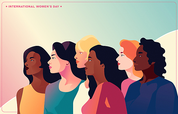외국인 백인 모델 여자 흑인 일러스트 동양인 여러명 상반신 성인 다양 우아함 다인종 초상화 세계여성의날 성인여자만 국내일러스트 AI파일 서양인 기념일 다수 컨셉 사람 인종 그림 여자만 성인만 파일형식 벡터