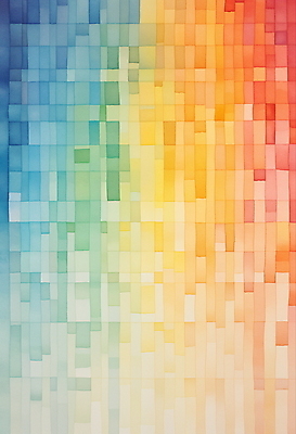 JPG 예술 백그라운드 패턴 일러스트 추상 수채화 미술 사람없음 질감 그라데이션 무지개색 미니멀 국내일러스트 AI일러스트 AI콘텐츠 무늬 문화예술 컬러풀 파일형식