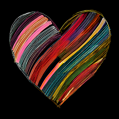 JPG 편집이미지 예술 붓터치 추상 사랑 사람없음 컬러풀 검은색 하트 팔레트 지저분함 디지털합성 편집소스 편집실사 모양 감정 컬러 무늬 감각 CG 파일형식