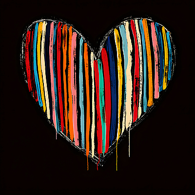 JPG 편집이미지 예술 붓터치 추상 사랑 사람없음 컬러풀 검은색 하트 팔레트 지저분함 디지털합성 편집소스 편집실사 모양 감정 컬러 무늬 감각 CG 파일형식