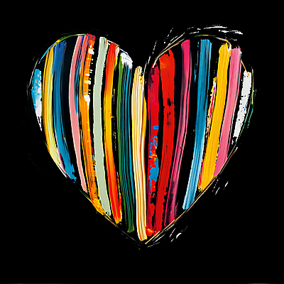 JPG 편집이미지 예술 붓터치 추상 사랑 사람없음 컬러풀 검은색 하트 팔레트 지저분함 디지털합성 편집소스 편집실사 모양 감정 컬러 무늬 감각 CG 파일형식