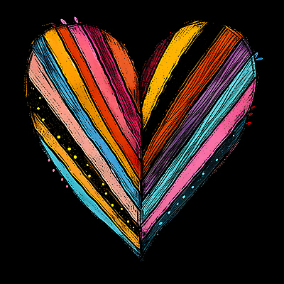 JPG 편집이미지 예술 붓터치 추상 사랑 사람없음 컬러풀 검은색 하트 팔레트 지저분함 디지털합성 편집소스 편집실사 모양 감정 컬러 무늬 감각 CG 파일형식