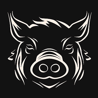 한마리 얼굴 일러스트 사람없음 돼지 심볼 국내일러스트 AI파일 1 포유류 신체부위 파일형식 벡터